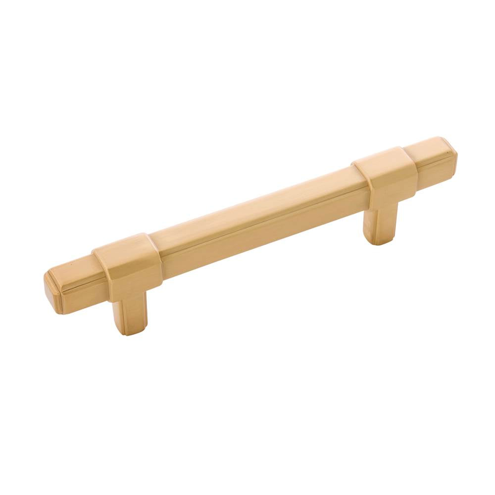 Belwith Keeler - Pull 3-3/4 Inch (96mm) Center to Center - Brushed Golden Brass