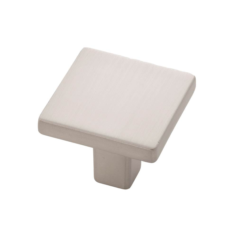 Belwith Keeler - Knob 1-5/16 Inch Square - Satin Nickel
