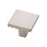 Belwith Keeler - Knob 1-5/16 Inch Square - Satin Nickel