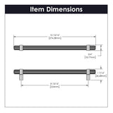 Pull 8-13/16 Inch (224mm) Center to Center
