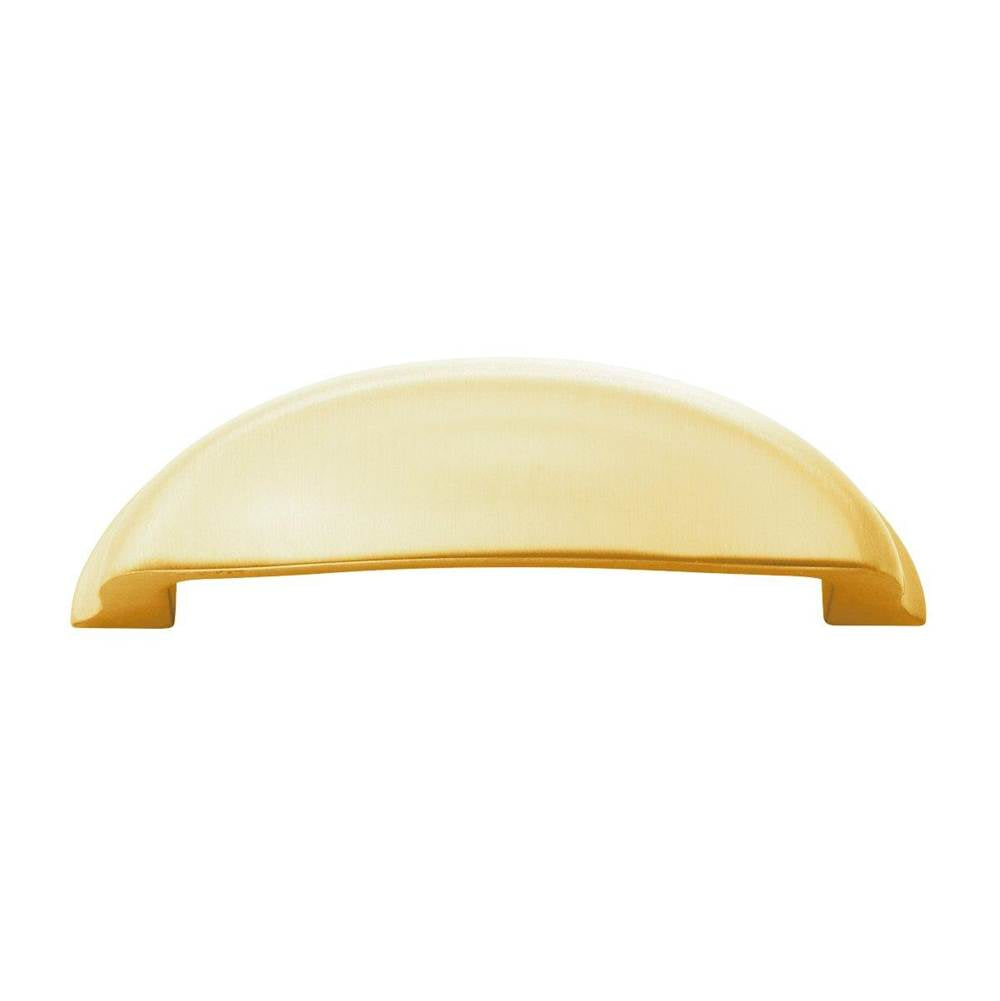 Belwith Keeler - Cup Pull 3-3/4 Inch (96mm) Center to Center - Brushed Golden Brass