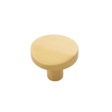 Belwith Keeler - Knob 1-3/8 Inch Diameter - Brushed Golden Brass