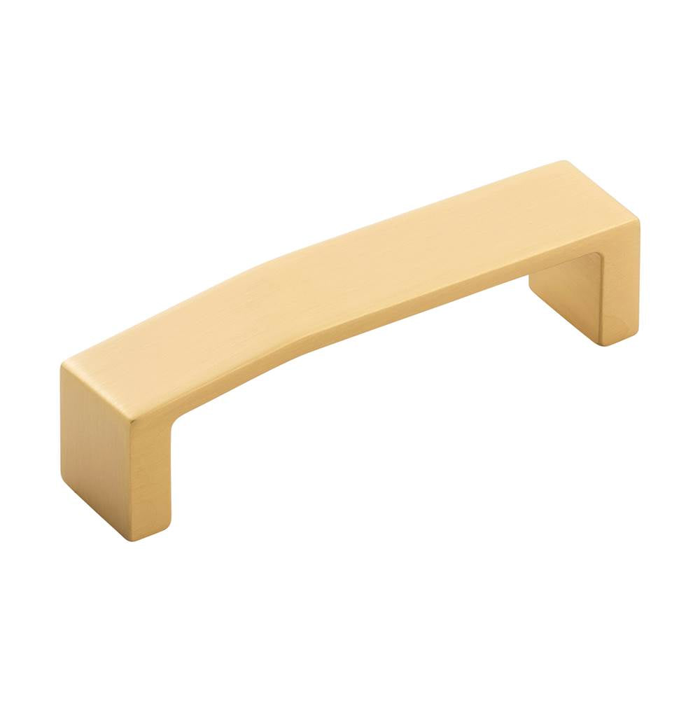 Belwith Keeler - Pull 3-3/4 Inch (96mm) Center to Center - Brushed Golden Brass