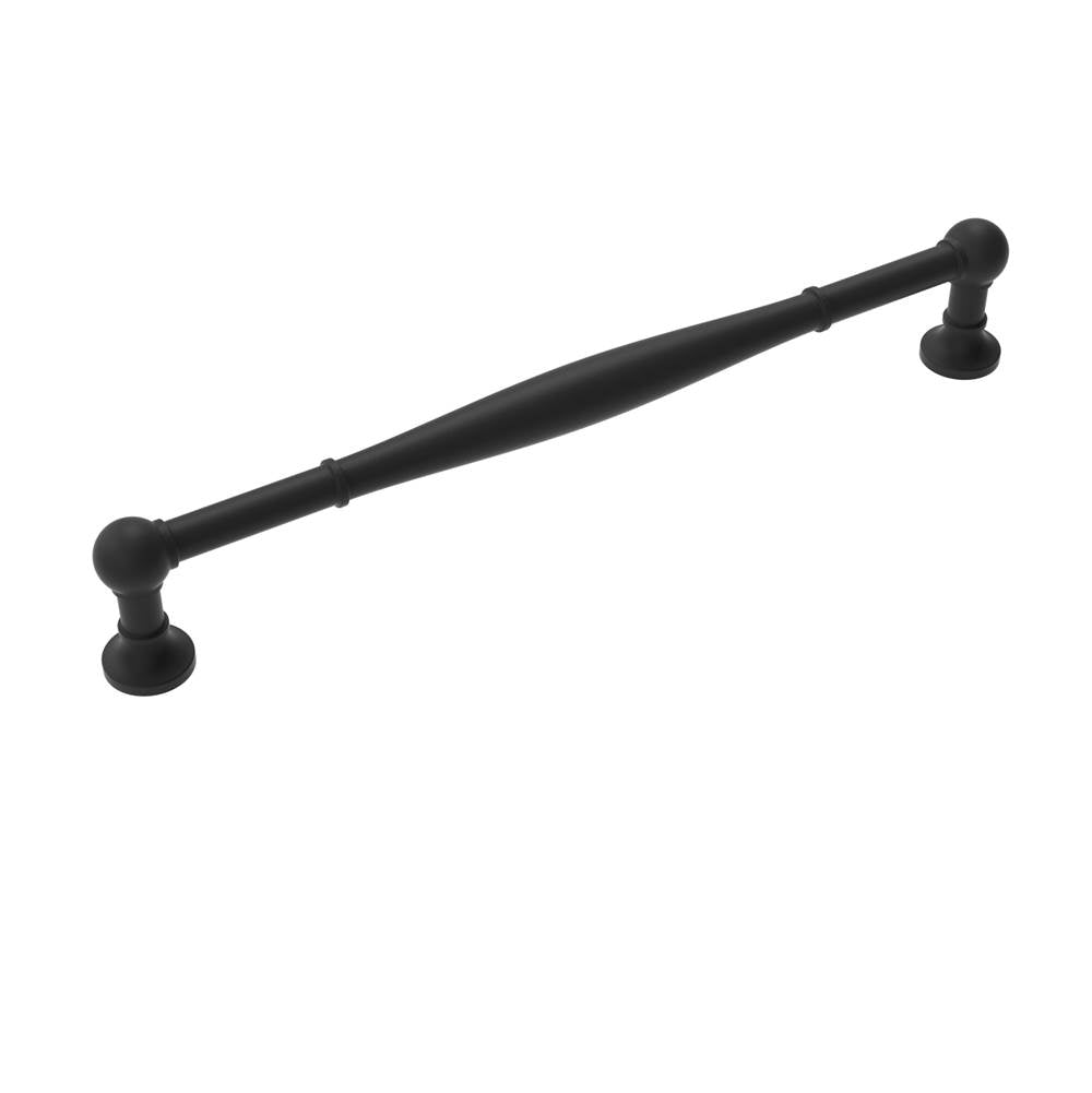 Belwith Keeler - Fuller Collection Appliance Pull 12 Inch Center to Center Matte Black Finish - Matte Black