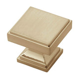 Belwith Keeler - Knob 1-3/8 Inch Square - Champagne Bronze