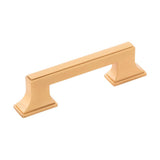 Belwith Keeler - Pull 3 Inch and 3-3/4 Inch (96mm) Center to Center - Brushed Golden Brass