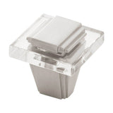 Belwith Keeler - Knob 1-1/4 Inch Square - Satin Nickel