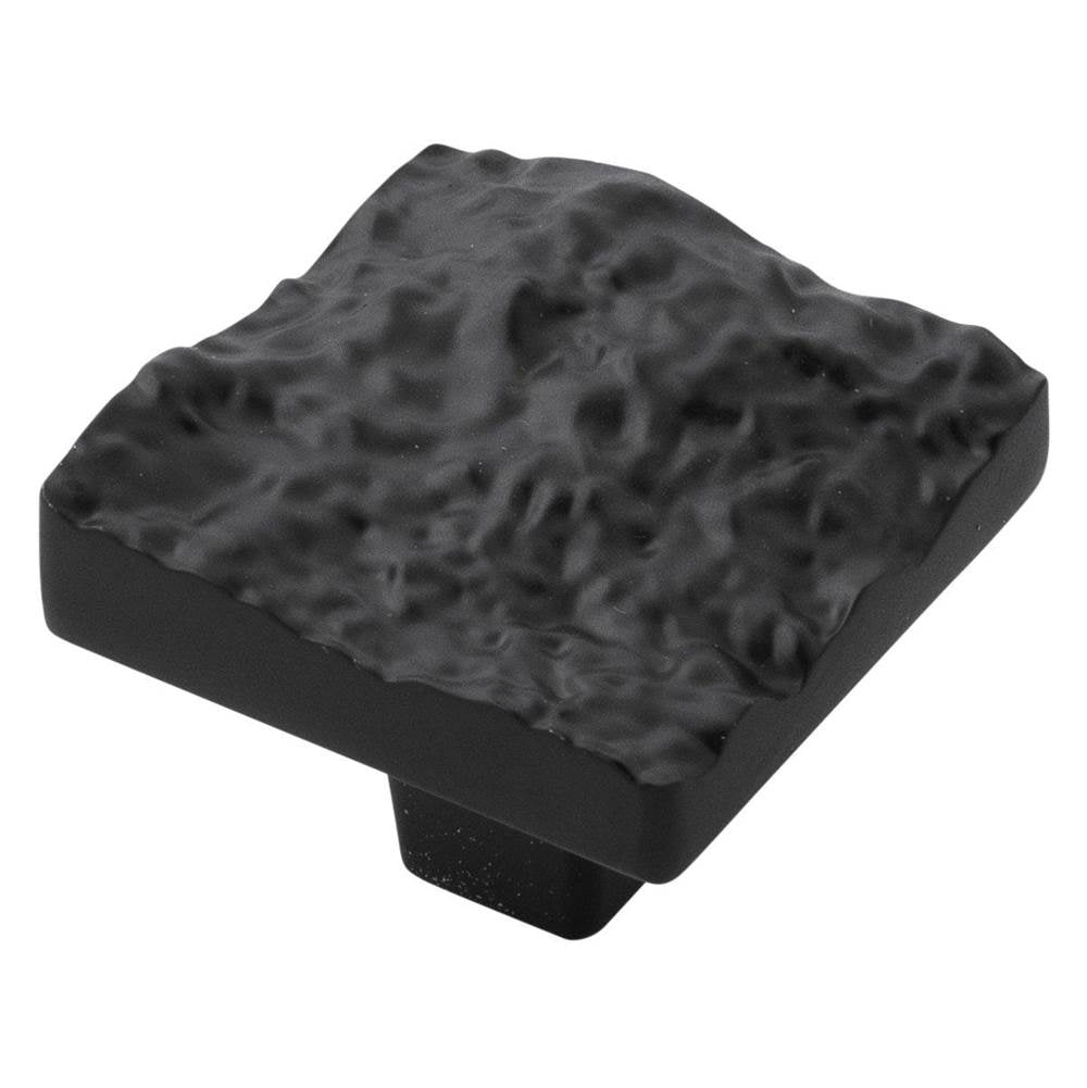Belwith Keeler - Knob 1-3/8 Inch Square - Black Mist