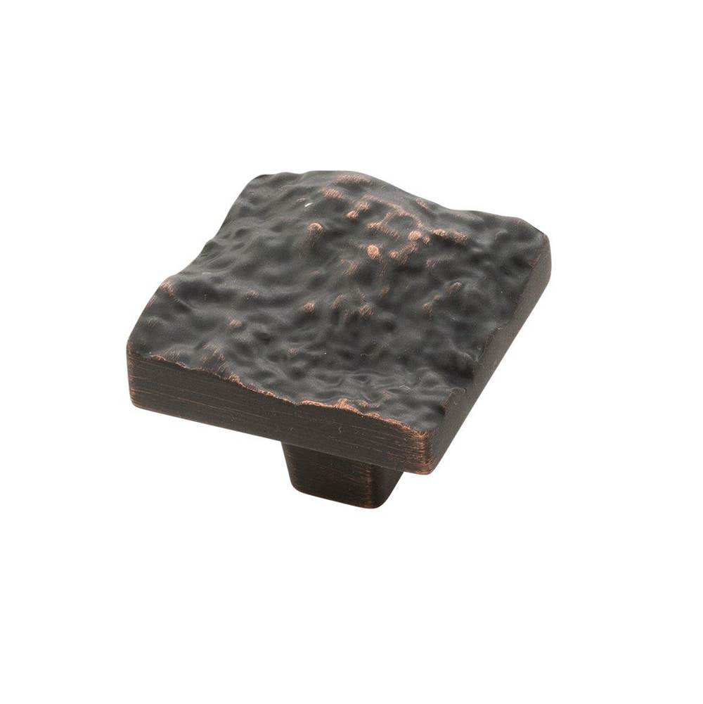 Belwith Keeler - Knob 1-3/8 Inch Square - Vintage Bronze