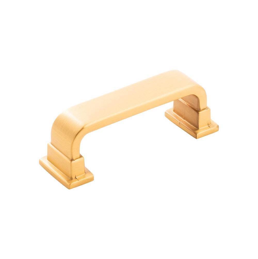 Belwith Keeler - Pull 3 Inch Center to Center - Brushed Golden Brass