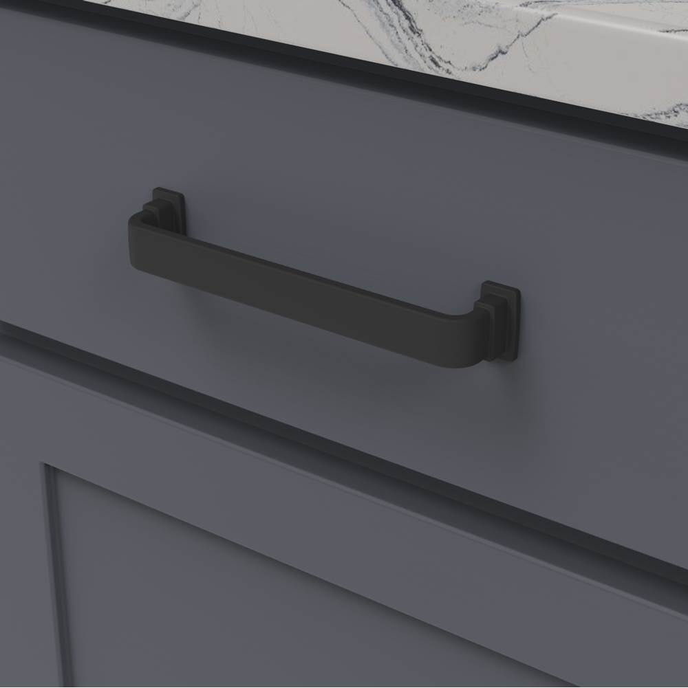 Brighton Collection Pull 6-5/16 Inch (160mm) Center to Center Brushed Golden Brass Finish
