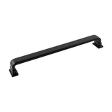 Belwith Keeler - Brighton Collection Pull 8-13/16 Inch (224mm) Center to Center Matte Black Finish - Matte Black