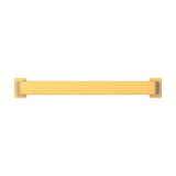 Brighton Collection Appliance Pull 12 Inch Center to Center Brushed Golden Brass Finish