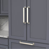 Brighton Collection Appliance Pull 12 Inch Center to Center Brushed Golden Brass Finish