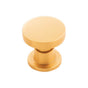 Belwith Keeler - Knob 1-1/4 Inch Diameter - Brushed Golden Brass