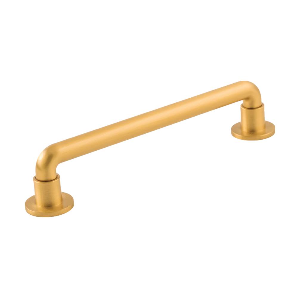 Belwith Keeler - Urbane Collection Pull 6-5/16 Inch (160mm) Center to Center Brushed Golden Brass Finish - Brushed Golden Brass