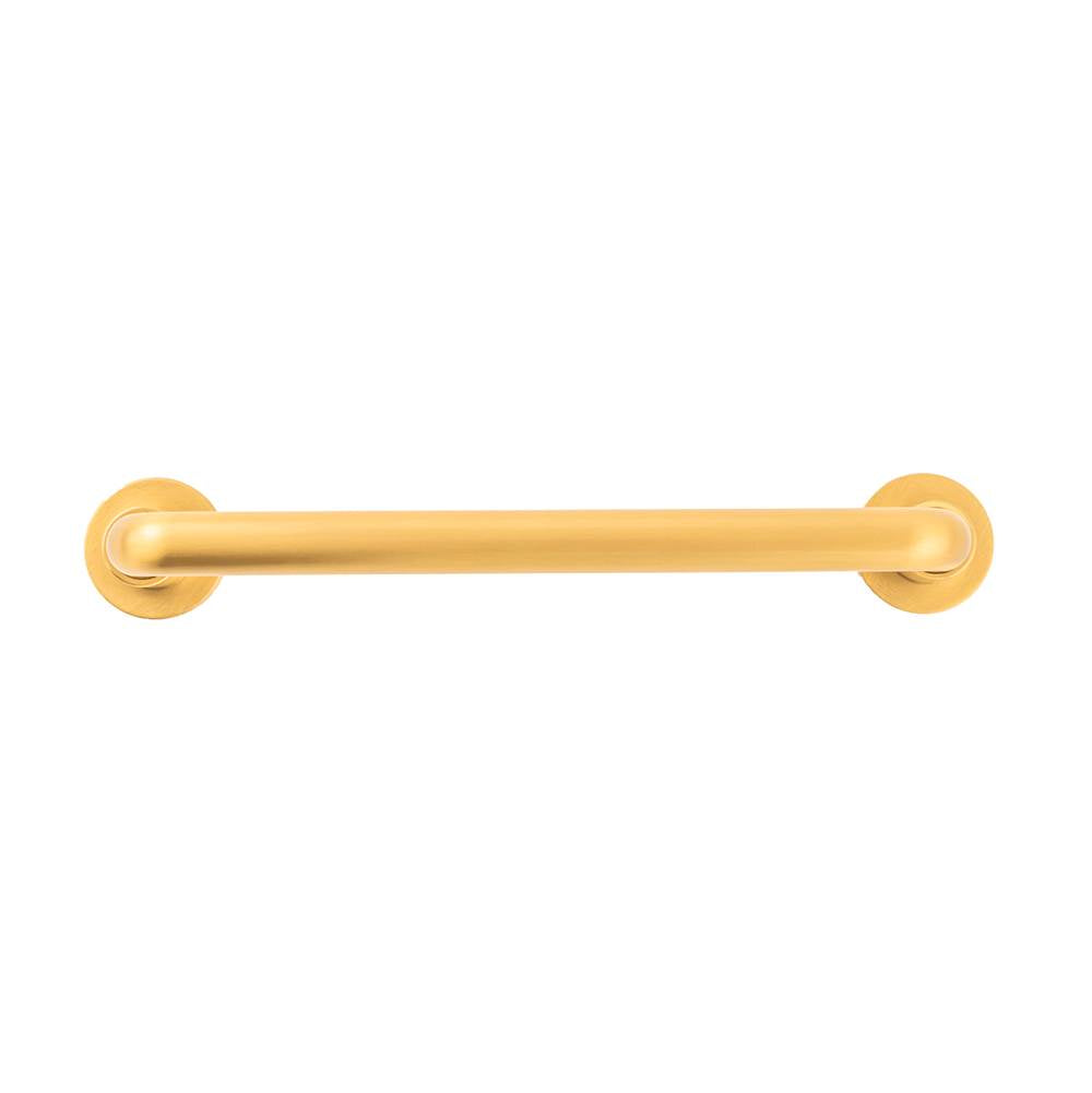 Urbane Collection Pull 6-5/16 Inch (160mm) Center to Center Brushed Golden Brass Finish