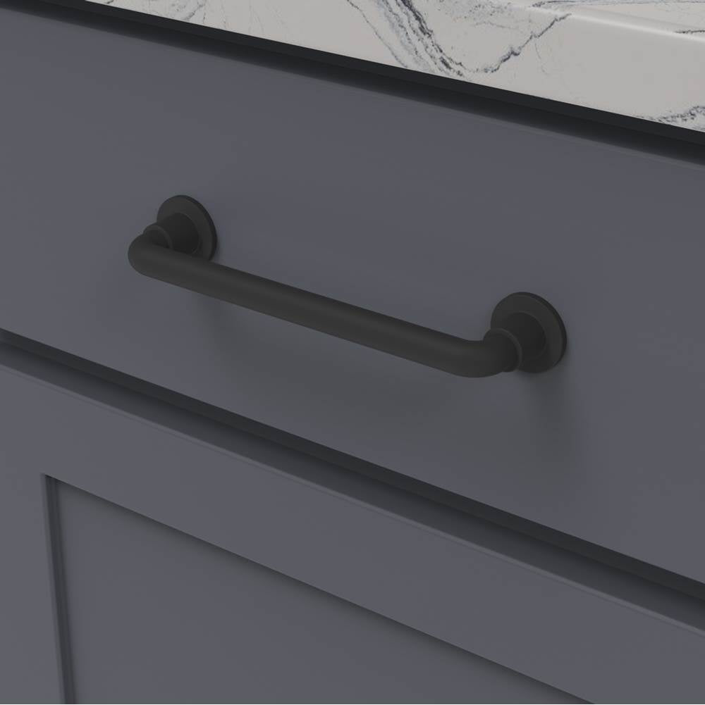 Urbane Collection Pull 6-5/16 Inch (160mm) Center to Center Brushed Golden Brass Finish