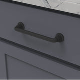 Urbane Collection Pull 6-5/16 Inch (160mm) Center to Center Brushed Golden Brass Finish