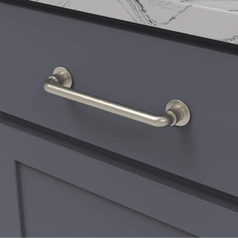Urbane Collection Pull 6-5/16 Inch (160mm) Center to Center Brushed Golden Brass Finish