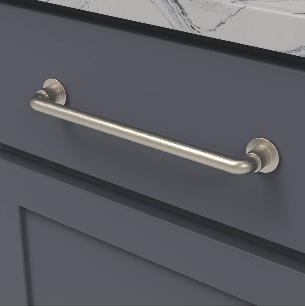 Urbane Collection Pull 8-13/16 Inch (224mm) Center to Center Brushed Golden Brass Finish