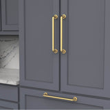 Urbane Collection Appliance Pull 12 Inch Center to Center Brushed Golden Brass Finish