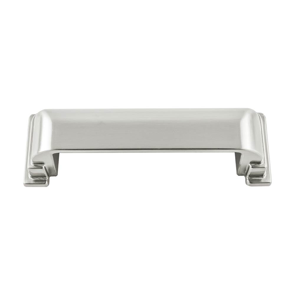 Belwith Keeler - Brighton Collection Cup Pull 3-3/4 Inch (96mm) Center to Center Satin Nickel Finish - Satin Nickel