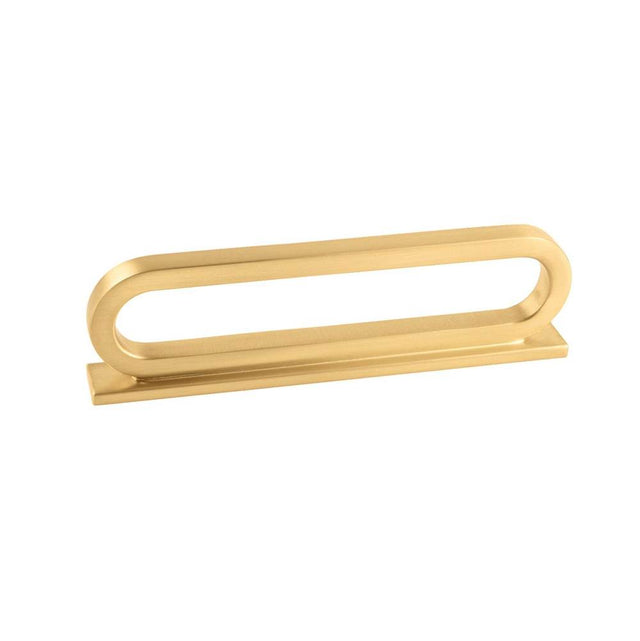 Belwith Keeler - Pull 3 Inch and 3-3/4 Inch (96mm) Center to Center - Brushed Golden Brass