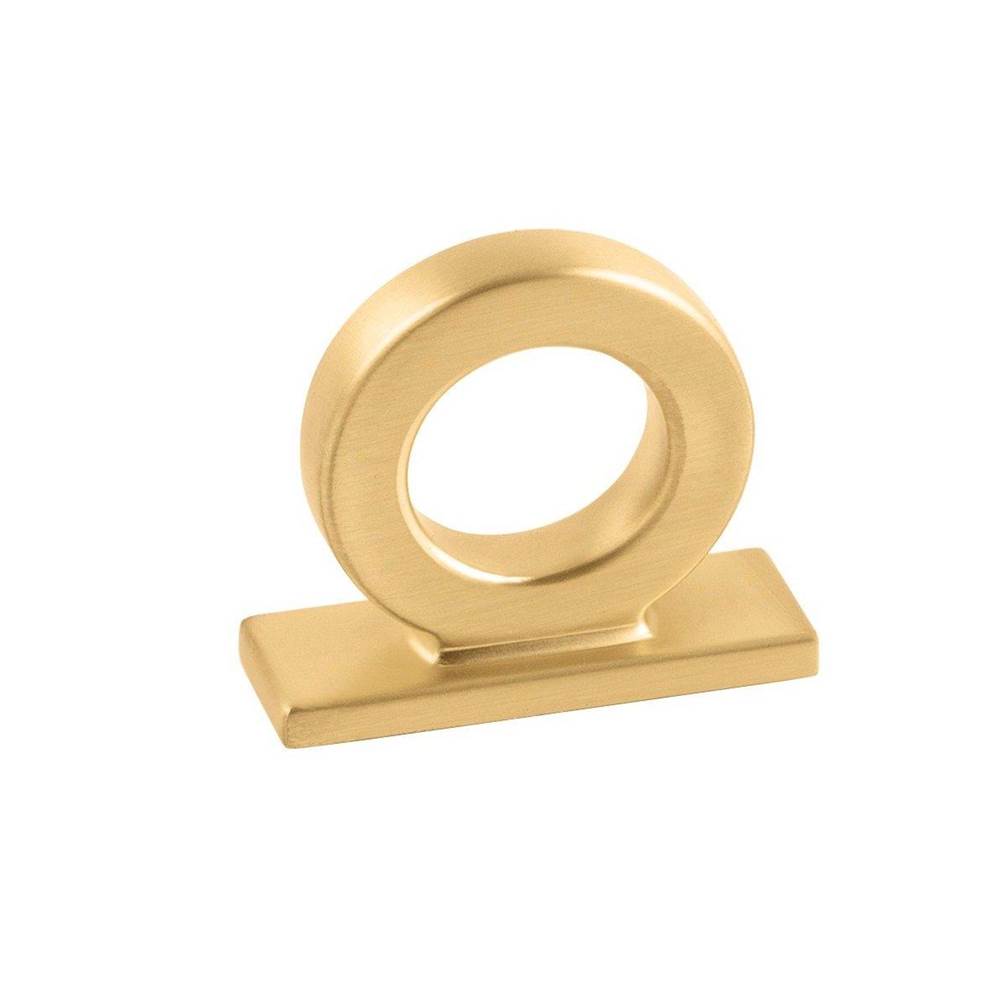 Belwith Keeler - Ring Knob 1-3/4 Inch x 5/8 Inch - Brushed Golden Brass