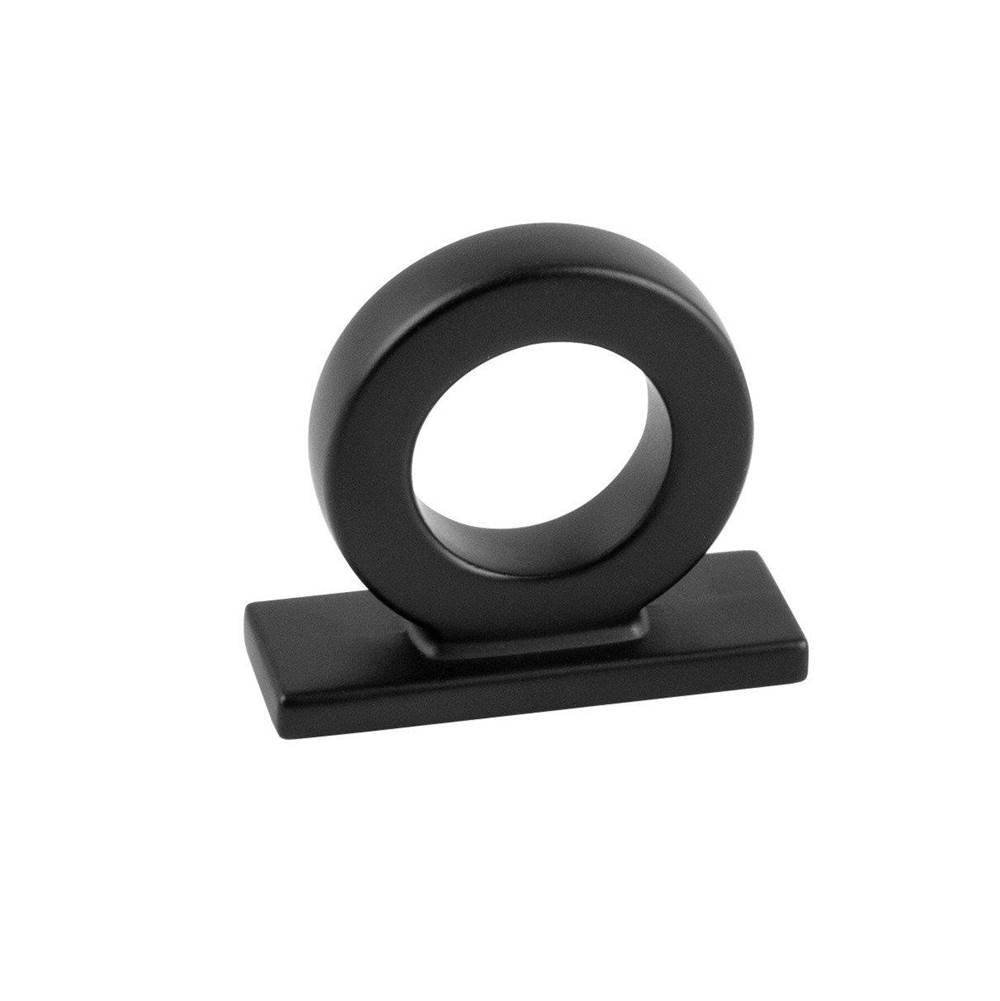 Belwith Keeler - Ring Knob 1-3/4 Inch x 5/8 Inch - Matte Black