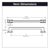 Appliance Pull 12 Inch Center to Center