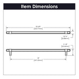 Appliance Pull 18 Inch Center to Center