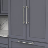 Ostia Collection Appliance Pull 12 Inch Center to Center Polished Nickel Finish