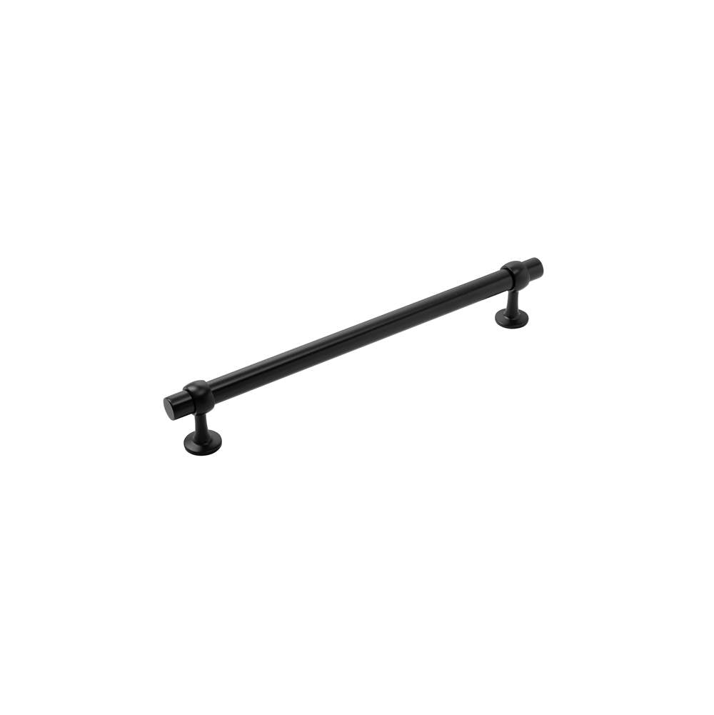 Belwith Keeler - Ostia Collection Appliance Pull 12 Inch Center to Center Matte Black Finish - Matte Black