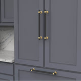 Ostia Collection Appliance Pull 12 Inch Center to Center Polished Nickel Finish