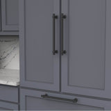Ostia Collection Appliance Pull 12 Inch Center to Center Polished Nickel Finish