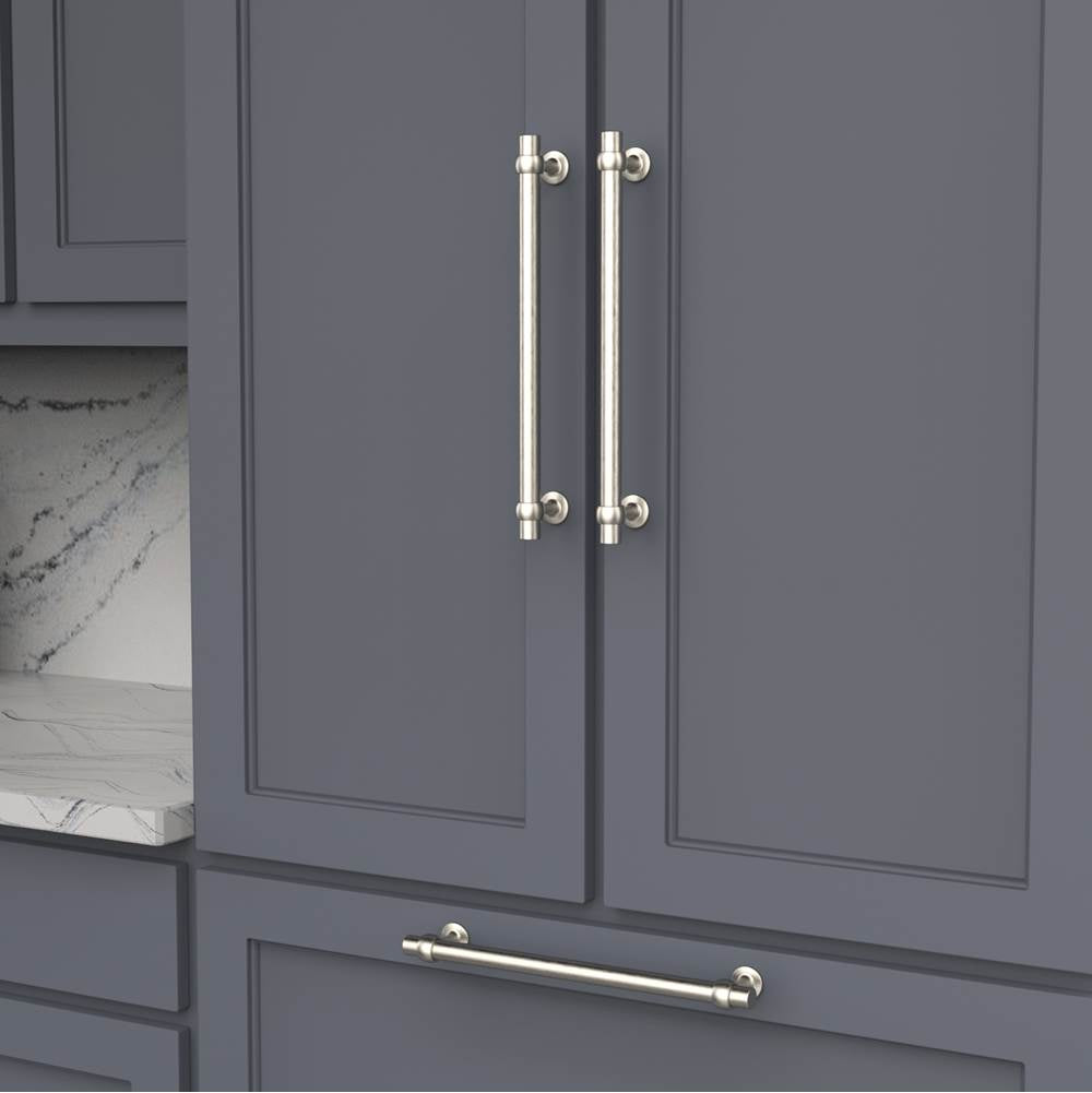 Ostia Collection Appliance Pull 12 Inch Center to Center Polished Nickel Finish