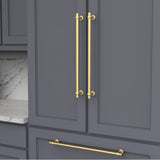 Ostia Collection Appliance Pull 18 Inch Center to Center Polished Nickel Finish