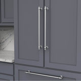 Ostia Collection Appliance Pull 18 Inch Center to Center Polished Nickel Finish