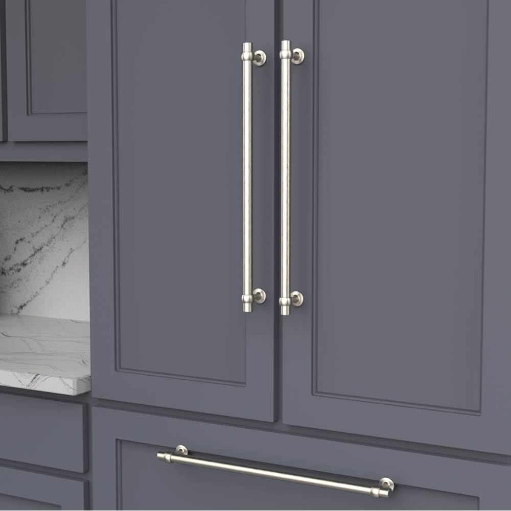 Ostia Collection Appliance Pull 18 Inch Center to Center Polished Nickel Finish
