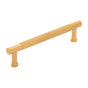 Belwith Keeler - Verge Collection Pull 5-1/16 Inch (128mm) Center to Center Brushed Golden Brass Finish - Brushed Golden Brass