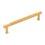 Belwith Keeler - Verge Collection Pull 6-5/16 Inch (160mm) Center to Center Brushed Golden Brass Finish - Brushed Golden Brass
