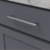 Verge Collection Pull 6-5/16 Inch (160mm) Center to Center Brushed Golden Brass Finish