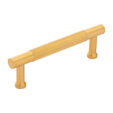 Belwith Keeler - Verge Collection Pull 3-3/4 Inch (96mm) Center to Center Brushed Golden Brass Finish - Brushed Golden Brass