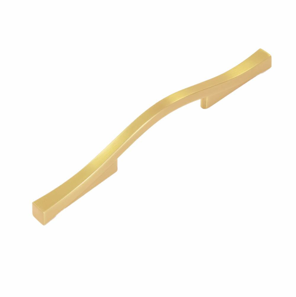 Belwith Keeler - Pull 3 Inch and 3-3/4 Inch (96mm) Center to Center - Brushed Golden Brass