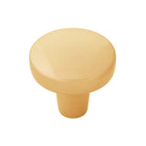 Belwith Keeler - Knob 1-5/16 Inch Diameter - Brushed Golden Brass