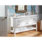 Bertch - 45''  5 Drawer Vanity in White - White