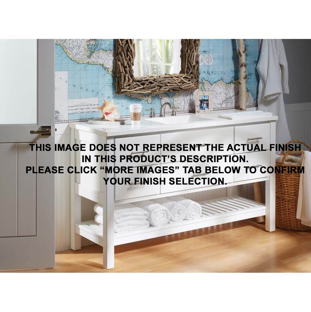 Bertch - 54''  5 Drawer Vanity in Mocha - Mocha