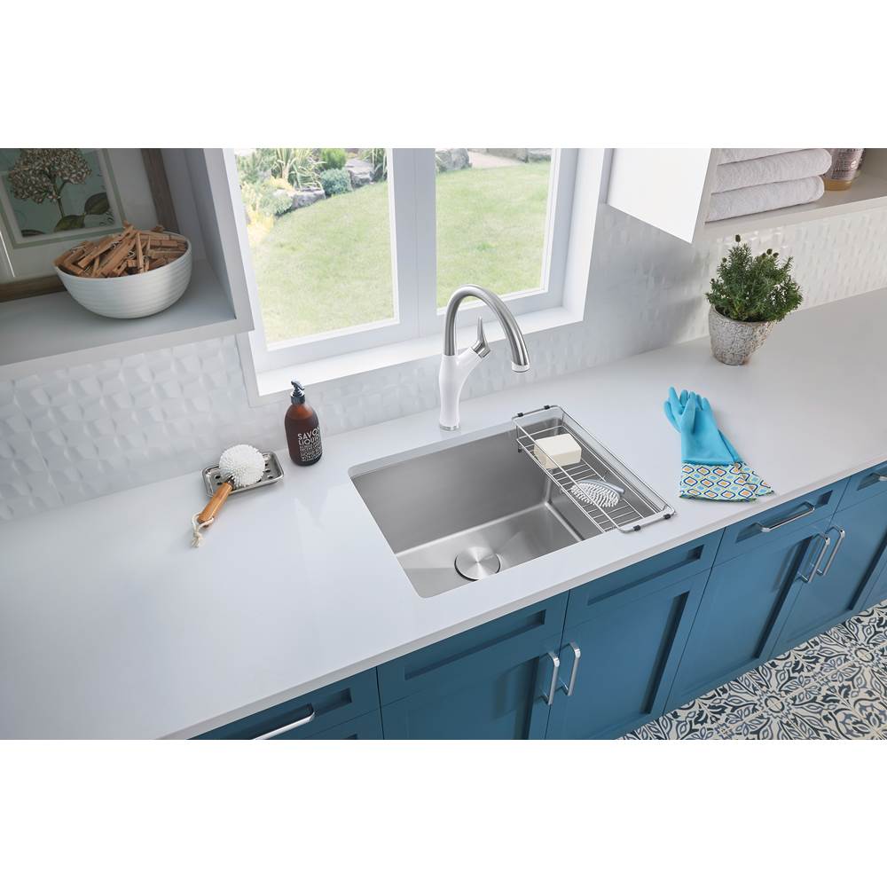 Stainless Steel Basket (Liven & Quatrus Laundry)