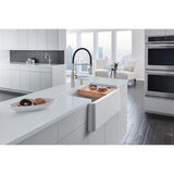 Ikon SILGRANIT 30'' Single Bowl Apron-Front Farmhouse Sink - Anthracite